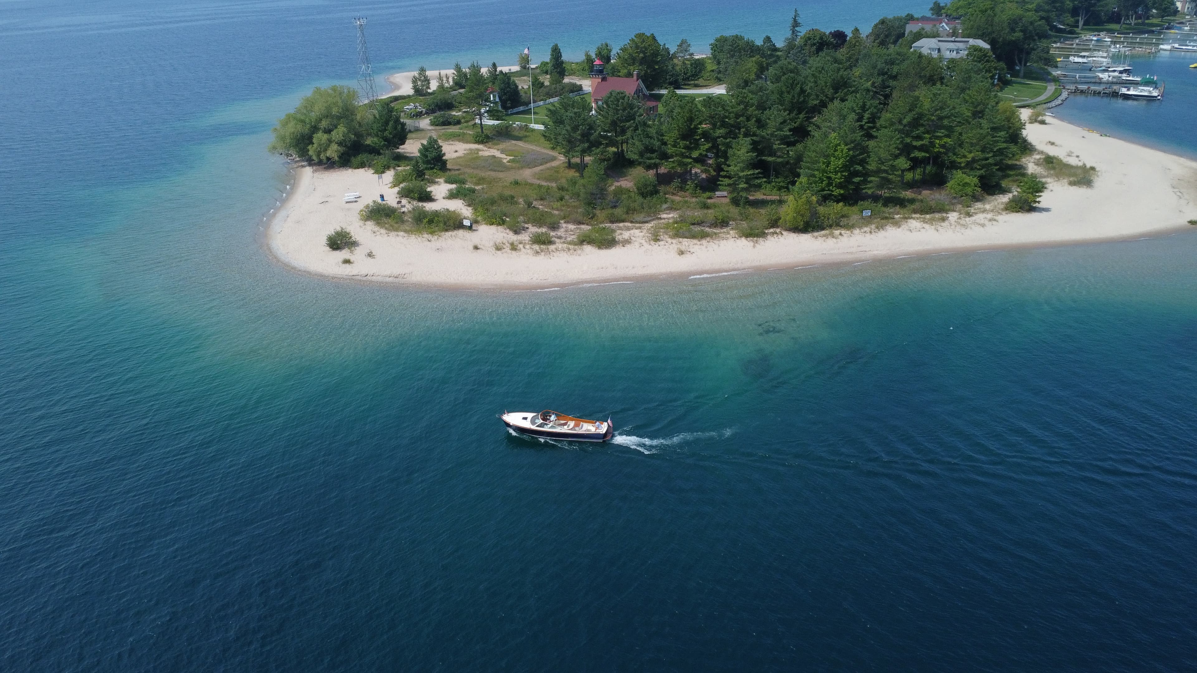 Harbor Springs bay overview